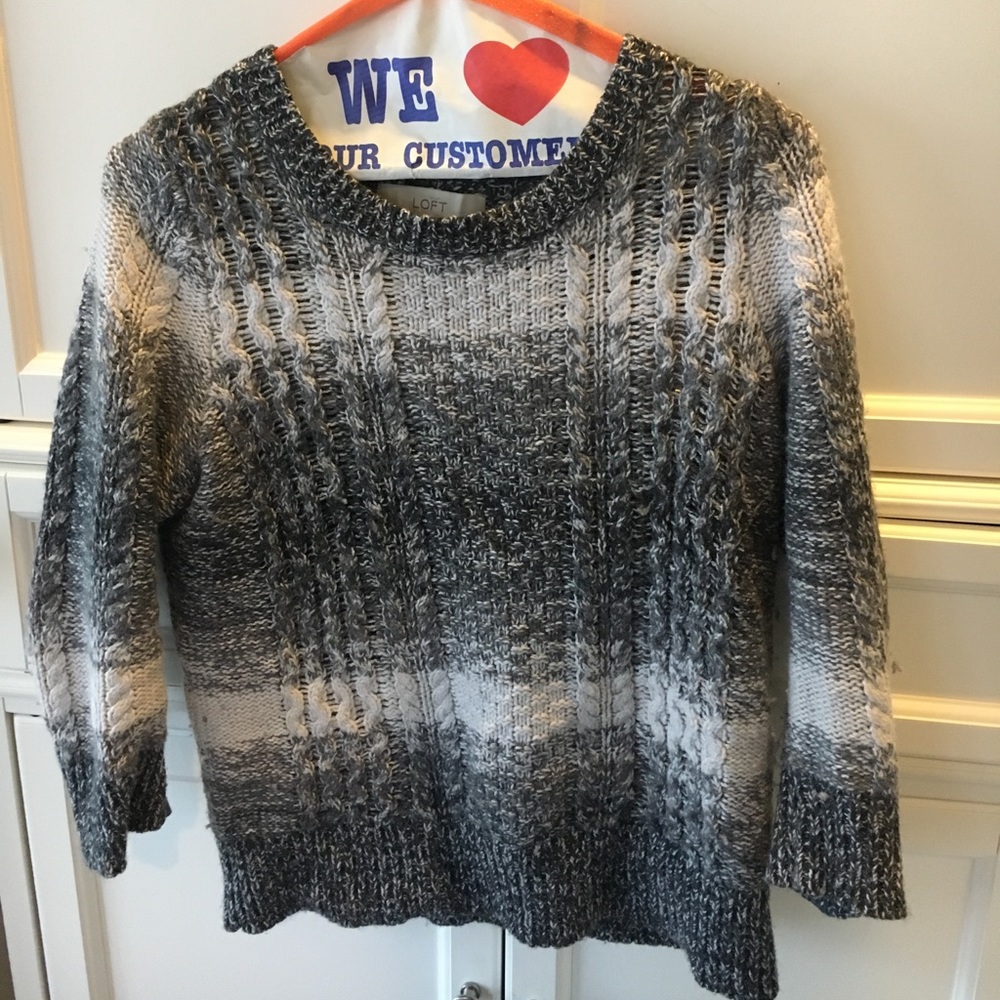 Grey loft sweater